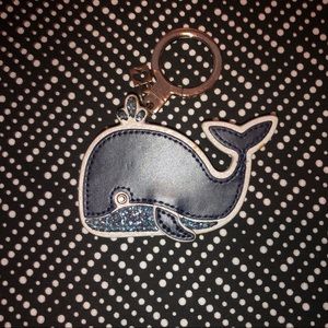 Kate Spade whale key chain